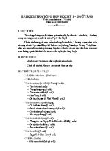 Bài kiểm tra tổng hợp học ky I - Môn Ngữ văn 8